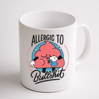 Allergic To Bullshit Funny Mug