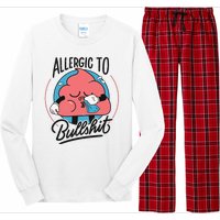 Allergic To Bullshit Funny Long Sleeve Pajama Set