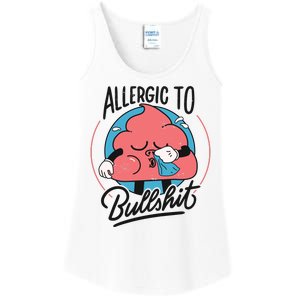 Allergic To Bullshit Funny Ladies Essential Tank