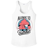 Allergic To Bullshit Funny Ladies PosiCharge Competitor Racerback Tank