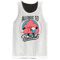 Allergic To Bullshit Funny Mesh Reversible Basketball Jersey Tank