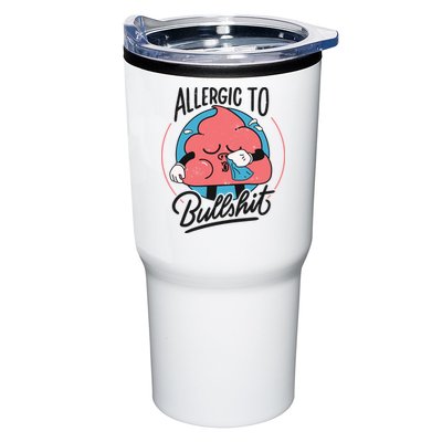 Allergic To Bullshit Funny Tumbler