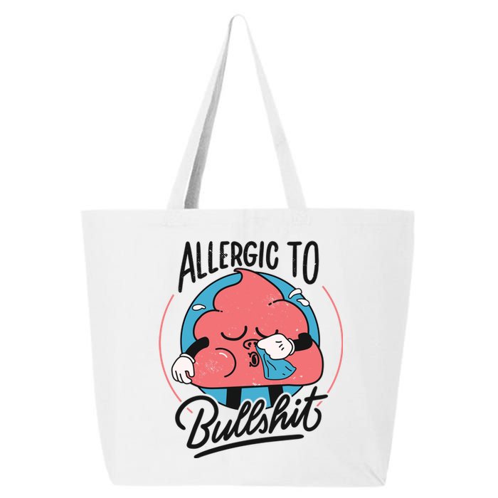 Allergic To Bullshit Funny 25L Jumbo Tote