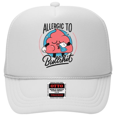 Allergic To Bullshit Funny Trucker Hat