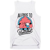 Allergic To Bullshit Funny Tank Top