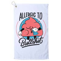 Allergic To Bullshit Funny Golf Towel