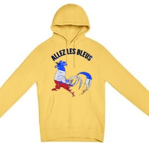 Allez Les Bleus France Soccer Premium Pullover Hoodie