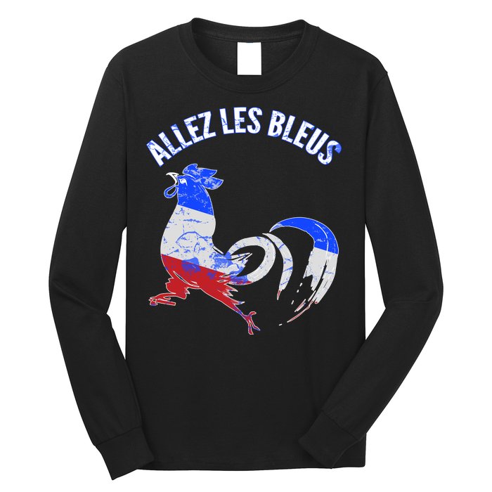 Allez Les Bleus France Soccer Long Sleeve Shirt