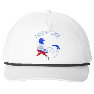 Allez Les Bleus France Soccer Snapback Five-Panel Rope Hat