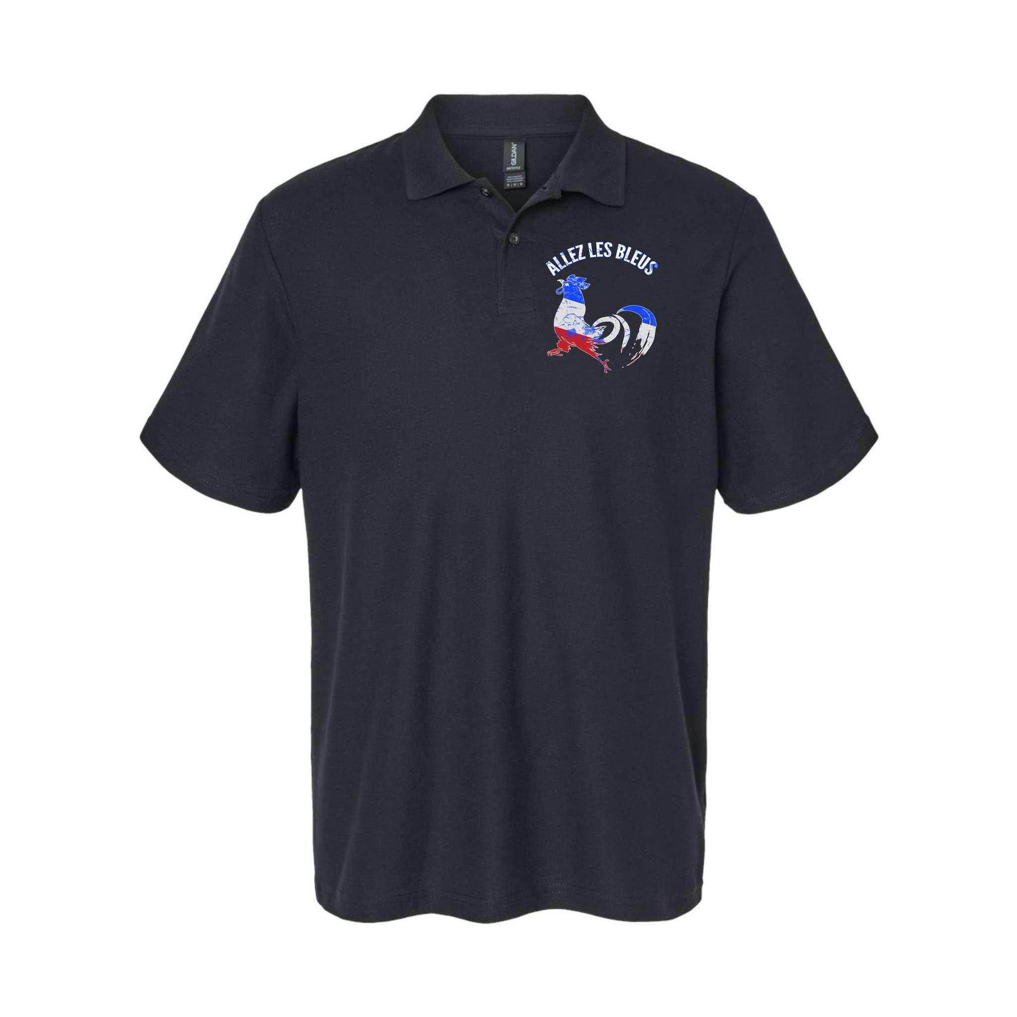 Allez Les Bleus France Soccer Polo