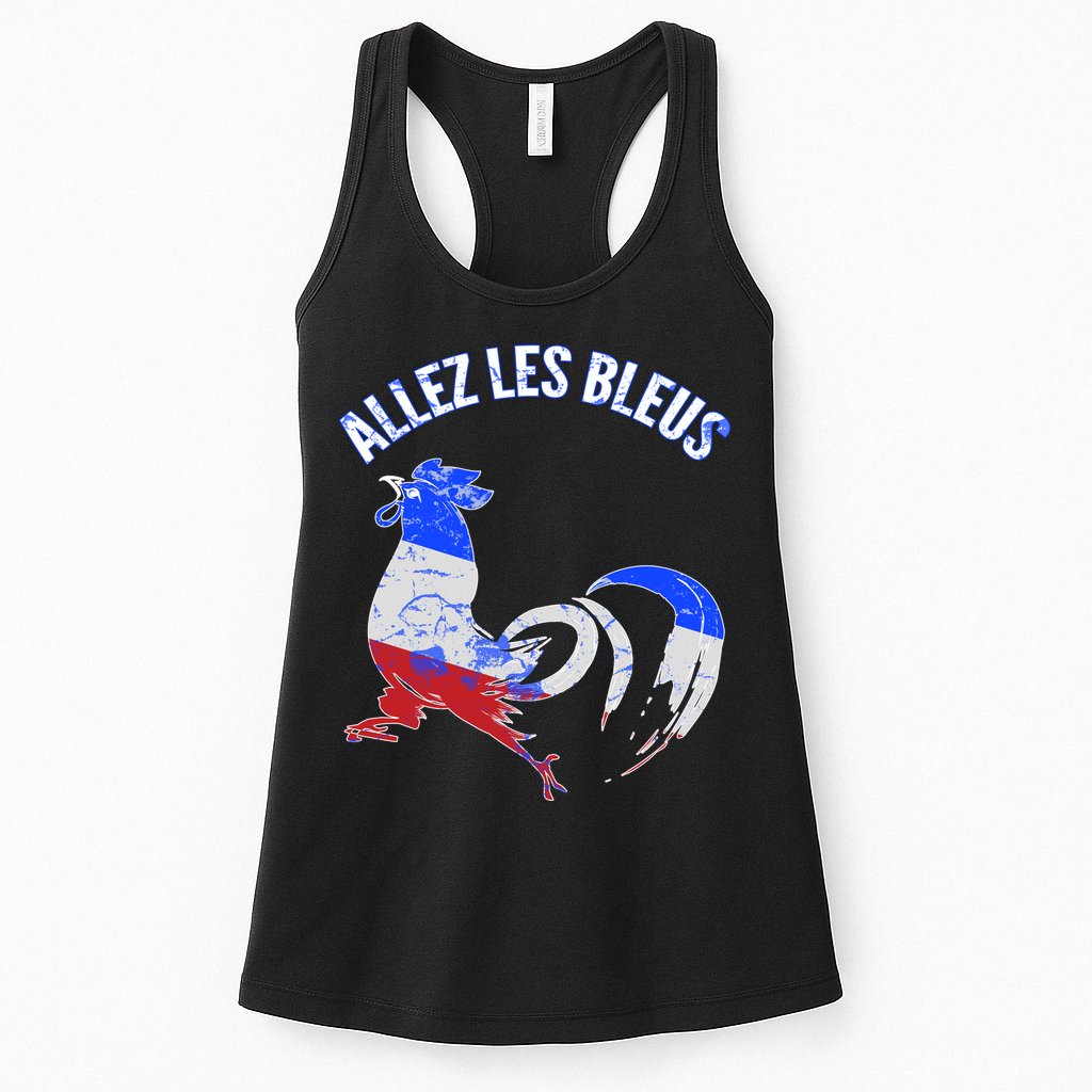 Allez Les Bleus France Soccer Womens Tank Top
