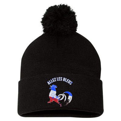 Allez Les Bleus France Soccer Pom Pom 12in Knit Beanie