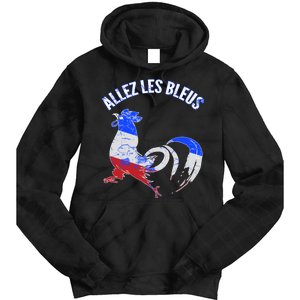 Allez Les Bleus France Soccer Tie Dye Hoodie