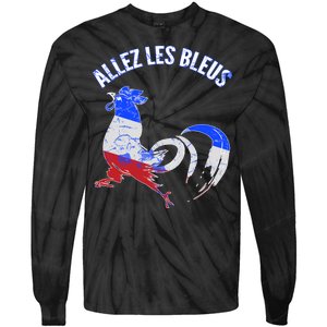 Allez Les Bleus France Soccer Tie-Dye Long Sleeve Shirt