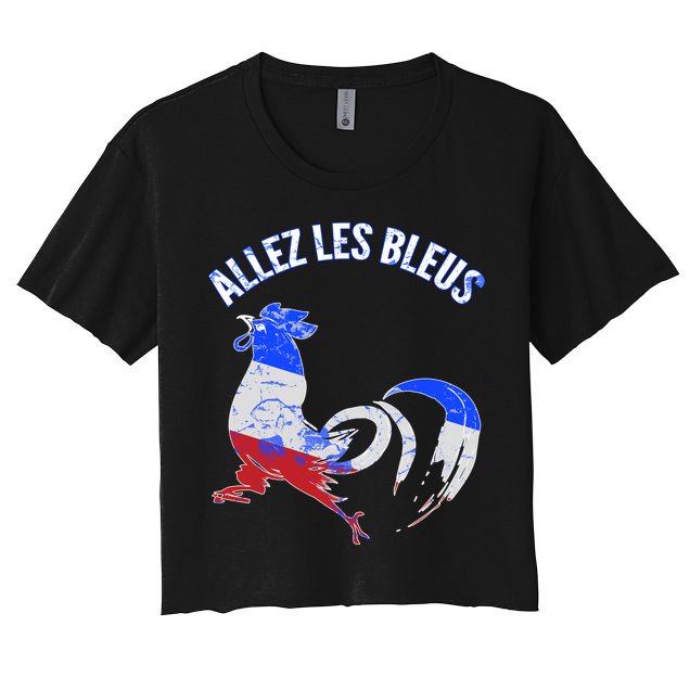 Allez Les Bleus France Soccer Crop Top