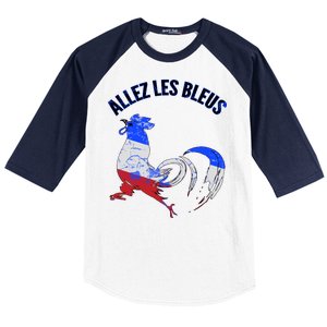 Allez Les Bleus France Soccer Baseball Sleeve Shirt