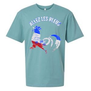 Allez Les Bleus France Soccer Sueded Cloud Jersey T-Shirt