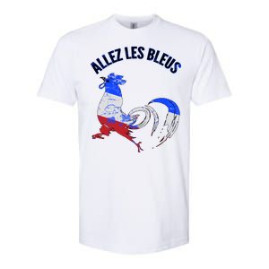 Allez Les Bleus France Soccer Softstyle CVC T-Shirt