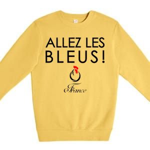 Allez Les Bleus France Soccer1 Premium Crewneck Sweatshirt