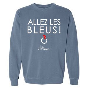 Allez Les Bleus France Soccer1 Garment-Dyed Sweatshirt