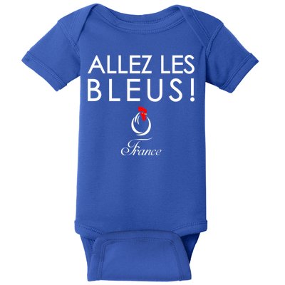 Allez Les Bleus France Soccer1 Baby Bodysuit