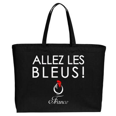 Allez Les Bleus France Soccer1 Cotton Canvas Jumbo Tote