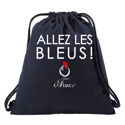 Allez Les Bleus France Soccer1 Drawstring Bag