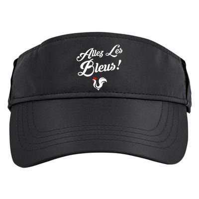 Allez Les Bleus France Team Chant Soccer Adult Drive Performance Visor