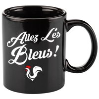 Allez Les Bleus France Team Chant Soccer 11oz C Handle Ceramic Mug
