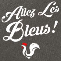 Allez Les Bleus France Team Chant Soccer Cotton Canvas Backpack