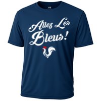 Allez Les Bleus France Team Chant Soccer Cooling Performance Crew T-Shirt
