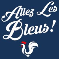Allez Les Bleus France Team Chant Soccer Cooling Performance Crew T-Shirt