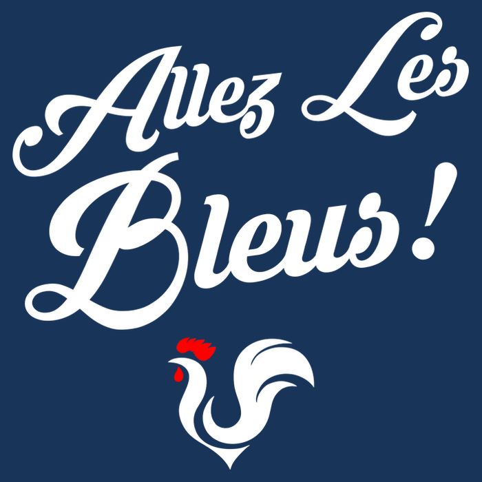 Allez Les Bleus France Team Chant Soccer Cooling Performance Crew T-Shirt