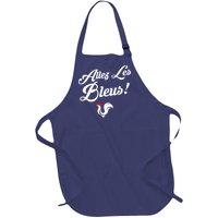 Allez Les Bleus France Team Chant Soccer Full-Length Apron With Pockets