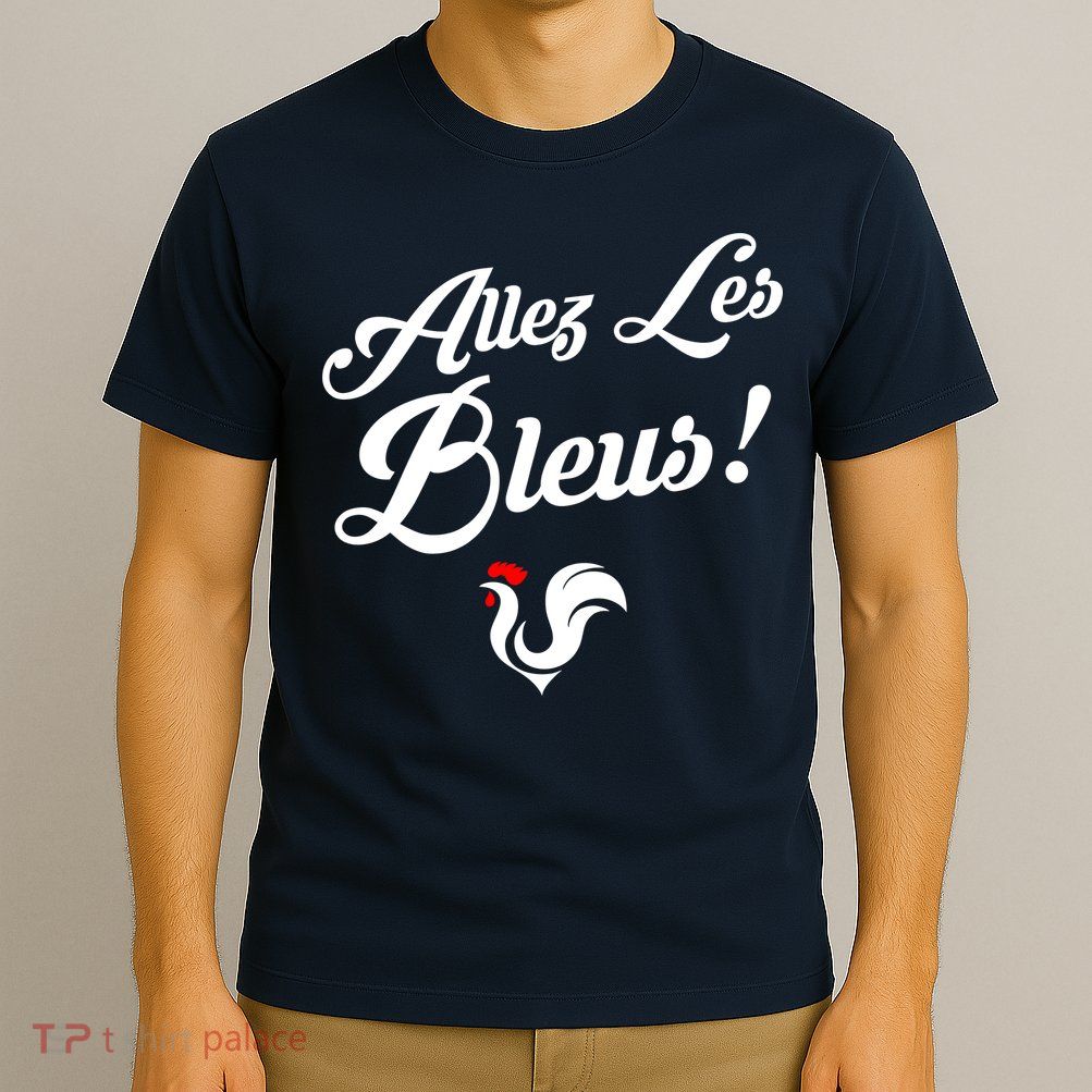 Allez Les Bleus France Team Chant Soccer T-Shirt