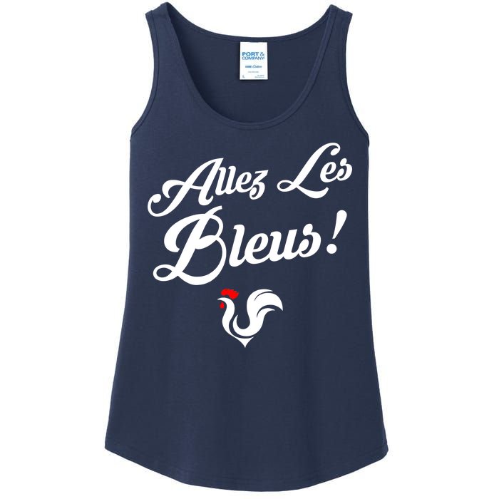 Allez Les Bleus France Team Chant Soccer Ladies Essential Tank