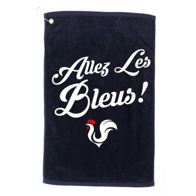 Allez Les Bleus France Team Chant Soccer Platinum Collection Golf Towel