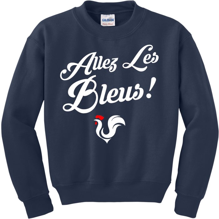 Allez Les Bleus France Team Chant Soccer Kids Sweatshirt