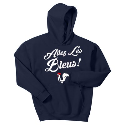 Allez Les Bleus France Team Chant Soccer Kids Hoodie