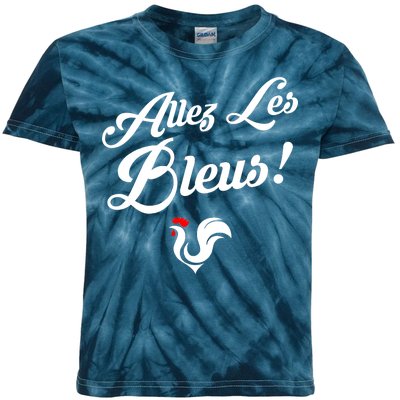 Allez Les Bleus France Team Chant Soccer Kids Tie-Dye T-Shirt