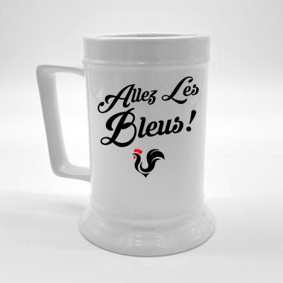 Allez Les Bleus France Team Chant Soccer Beer Stein