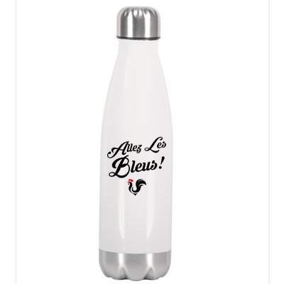 Allez Les Bleus France Team Chant Soccer Stainless Steel Insulated Water Bottle