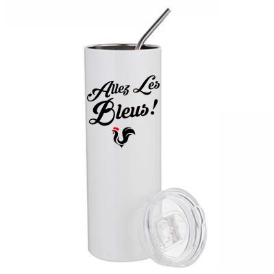 Allez Les Bleus France Team Chant Soccer Stainless Steel Tumbler