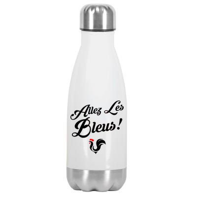 Allez Les Bleus France Team Chant Soccer Stainless Steel Insulated Water Bottle