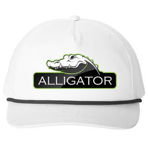 Alligator Snapback Five-Panel Rope Hat