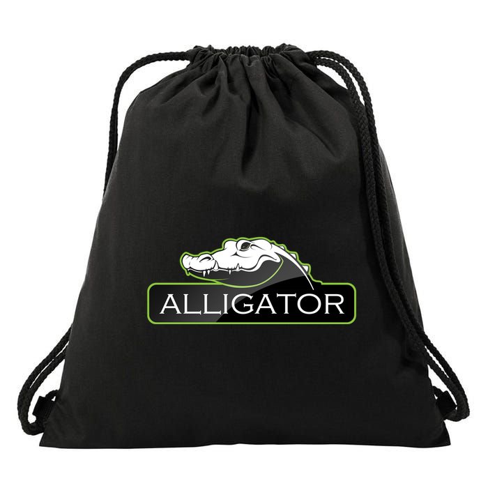 Alligator Drawstring Bag