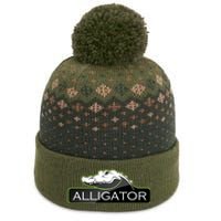 Alligator The Baniff Cuffed Pom Beanie