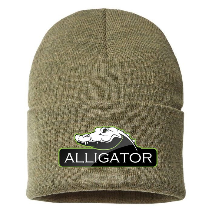 Alligator Sustainable Knit Beanie