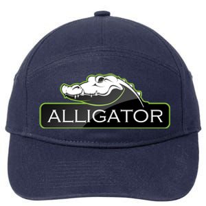 Alligator 7-Panel Snapback Hat