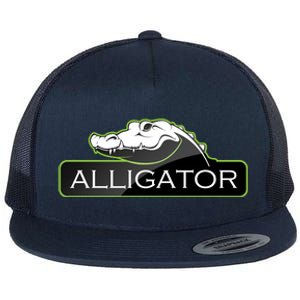 Alligator Flat Bill Trucker Hat